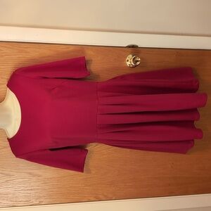 Red Knit Dress Size L